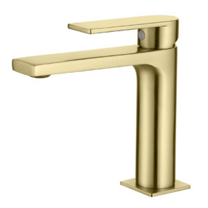 Смесител за мивка Alpha Brushed Gold 01ALP100OC