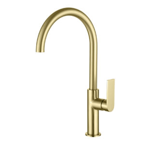 Кухненски смесител Alpha Brushed Gold - Aquagrif 05SOA500OC