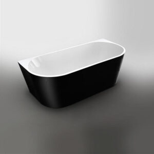 Свободностояща вана, 170x80x58см, Wellis Calabria Black-White