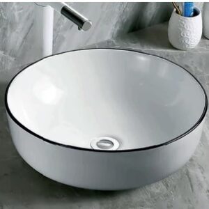 Мивка за плот с черен кант - 3101A