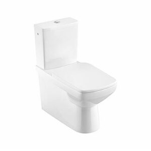 GEBERIT Selnova Square Premium моноблок Rimfree, с напълно скрит монтаж, плътно прилепнал до стената
