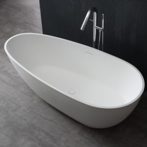 Свободностояща вана 185x83x56 см,от композитен материал StoneArt Design, бял полугланц
