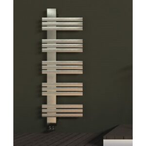 Дизайнерска лира за баня алуминиева GUARDIAN L 450 * 1300 инокс