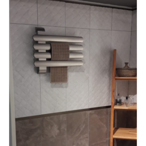 Дизайнерска лира за баня алуминиева SOUL 550 * 472 инокс